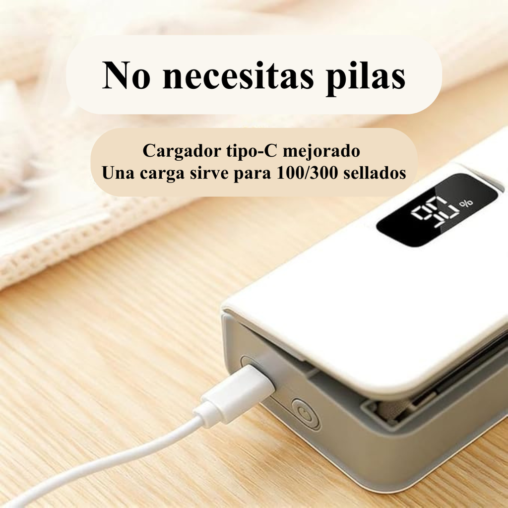 Sellador térmico de bolsas