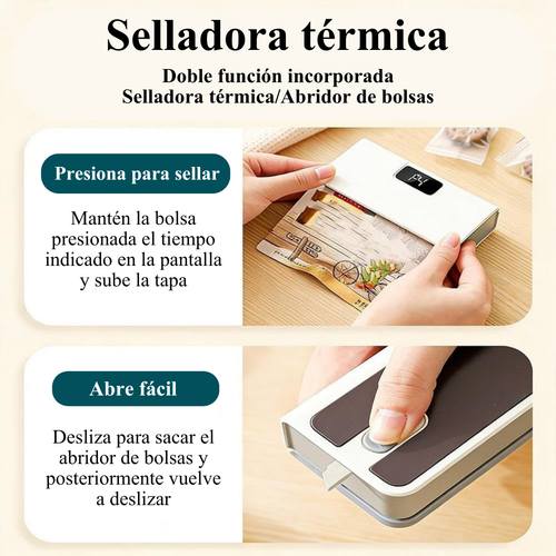Sellador térmico de bolsas